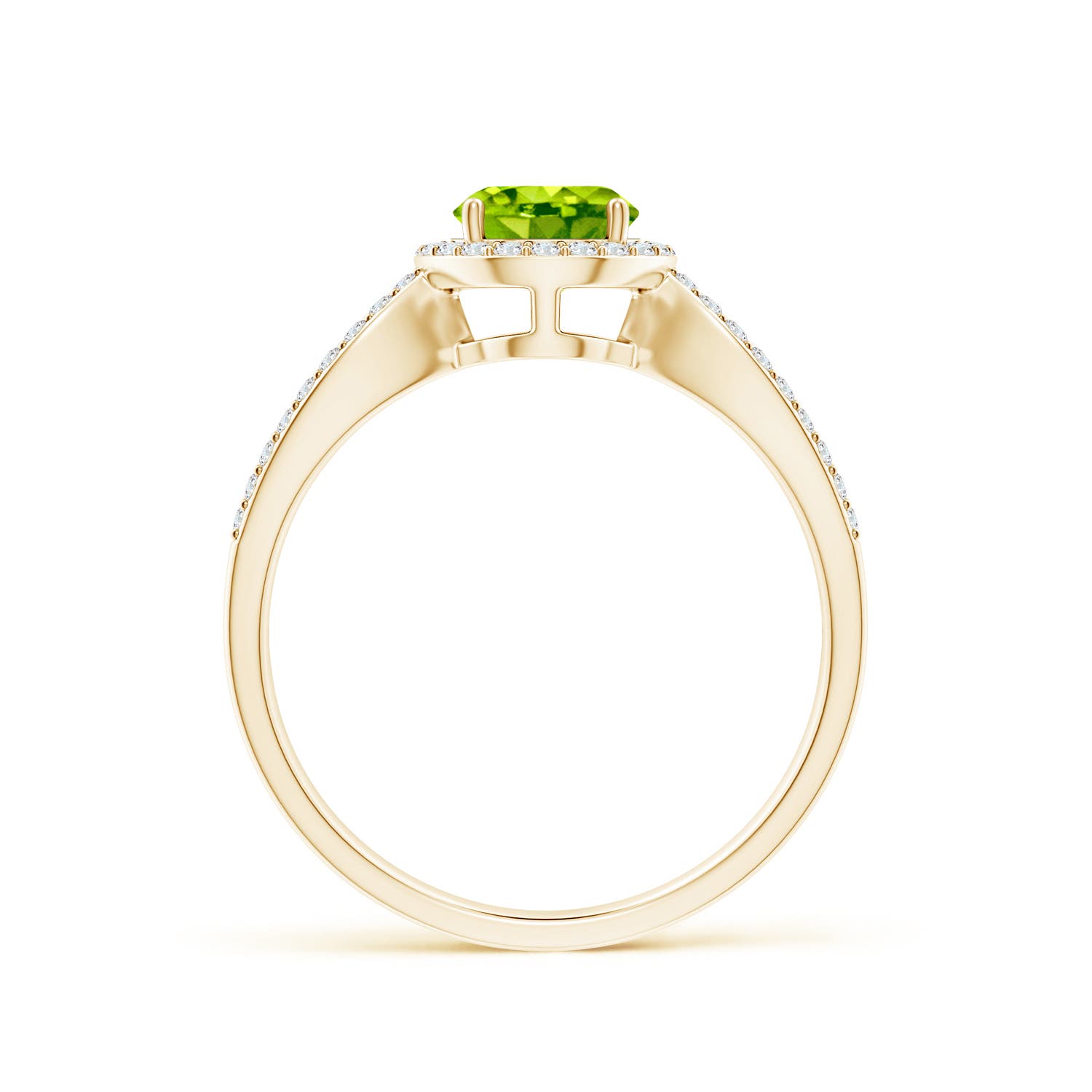 AAA - Peridot / 1.23 CT / 14 KT Yellow Gold