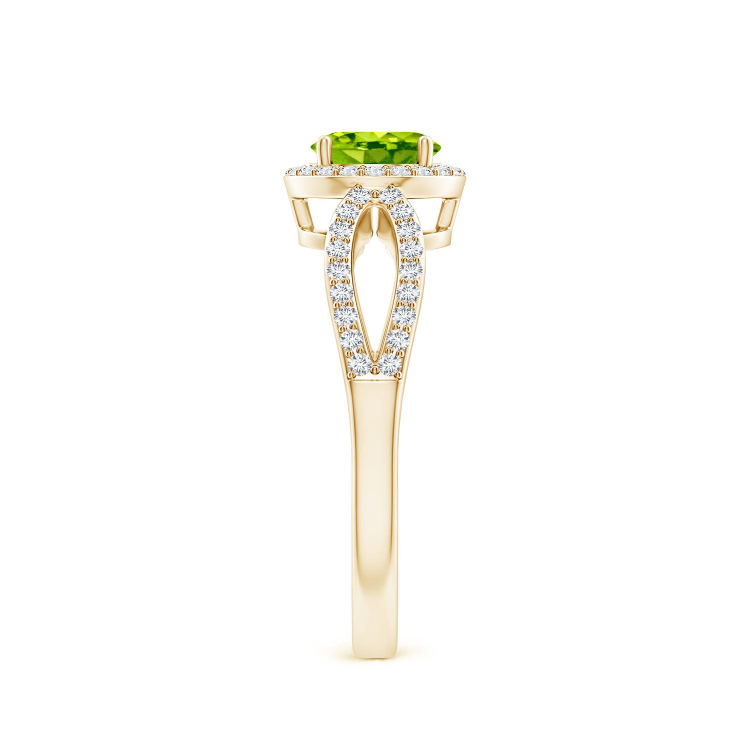 AAA - Peridot / 1.23 CT / 14 KT Yellow Gold