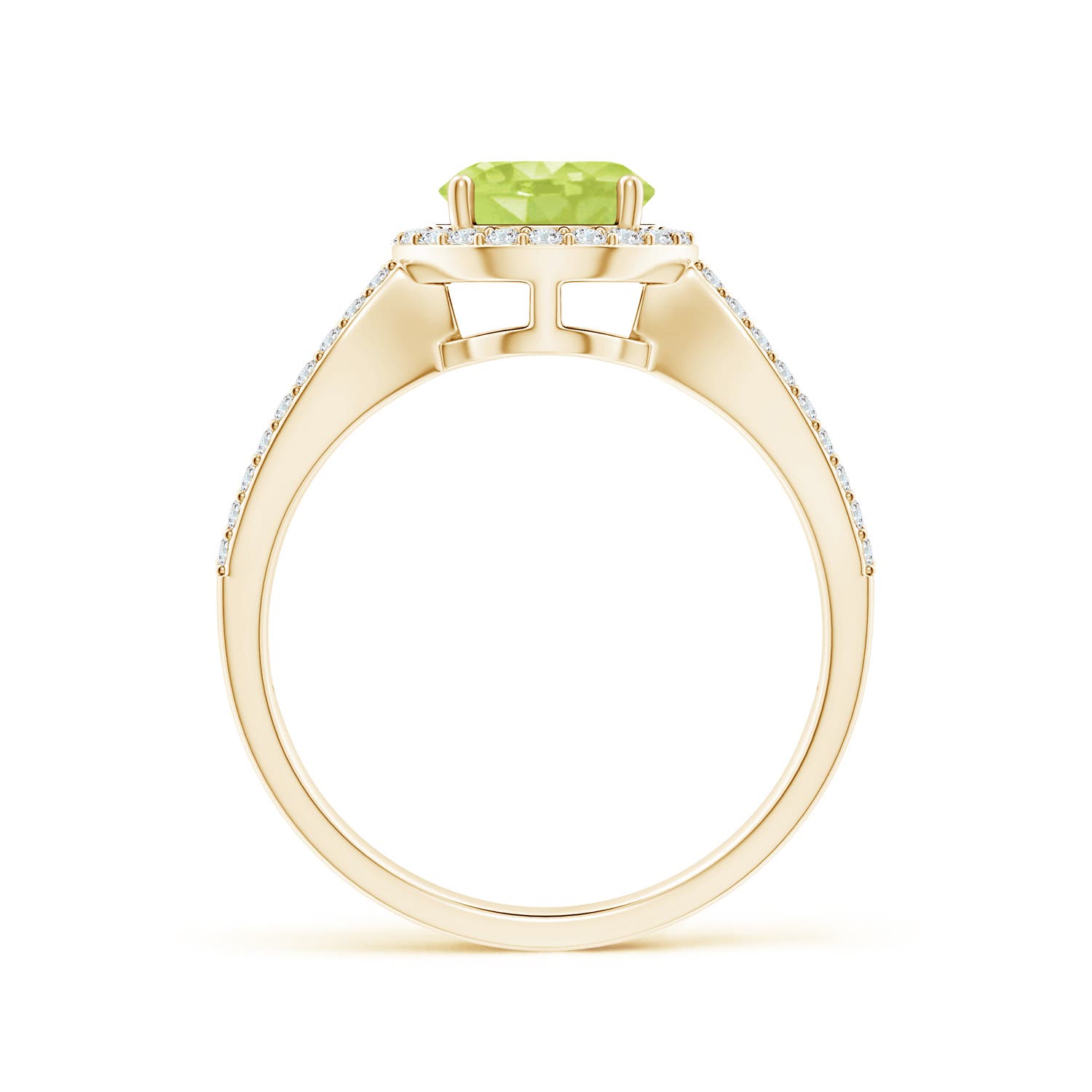 A - Peridot / 1.74 CT / 14 KT Yellow Gold