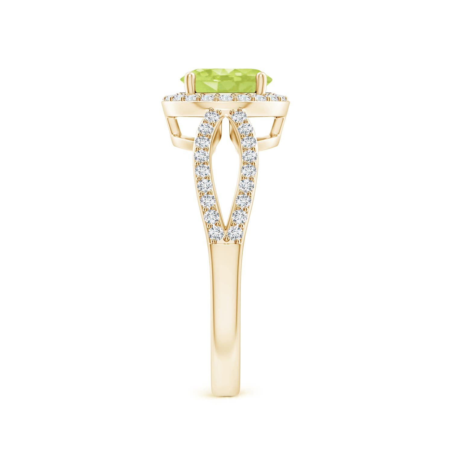 A - Peridot / 1.74 CT / 14 KT Yellow Gold