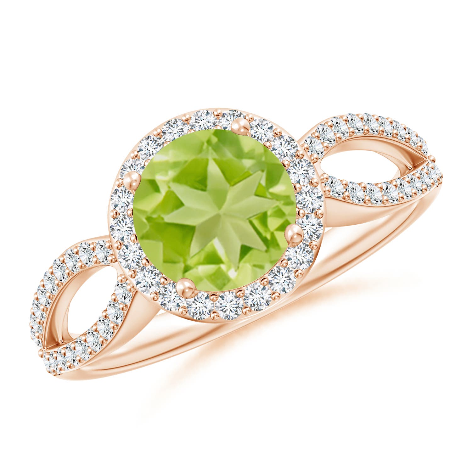 AA - Peridot / 1.74 CT / 14 KT Rose Gold