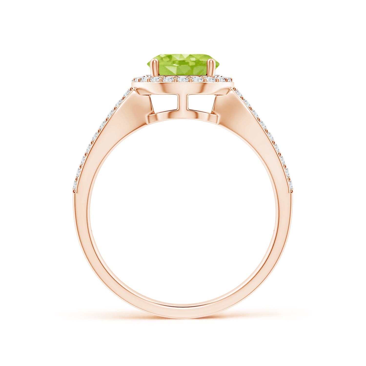 AA - Peridot / 1.74 CT / 14 KT Rose Gold