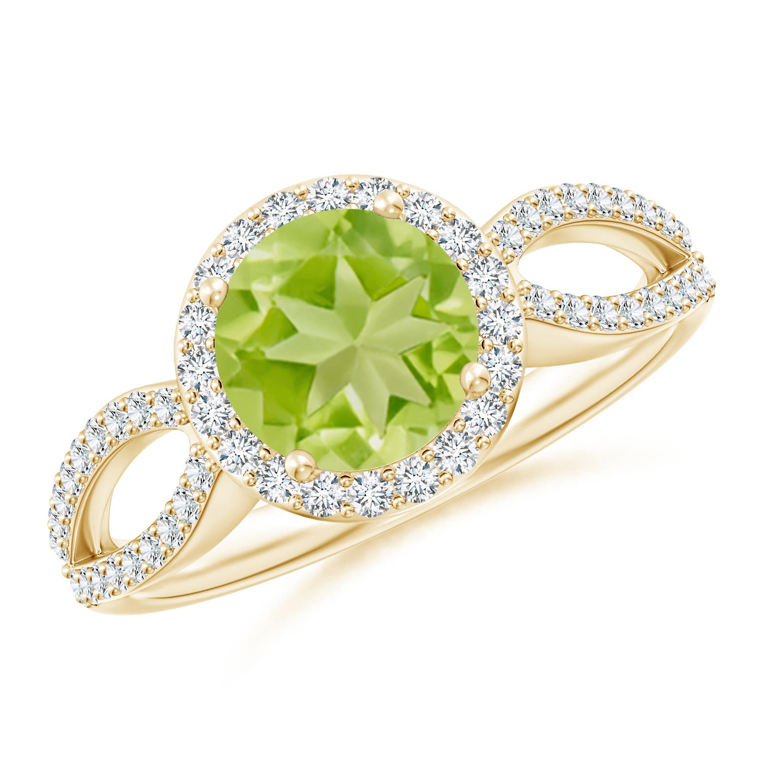 AA - Peridot / 1.74 CT / 14 KT Yellow Gold