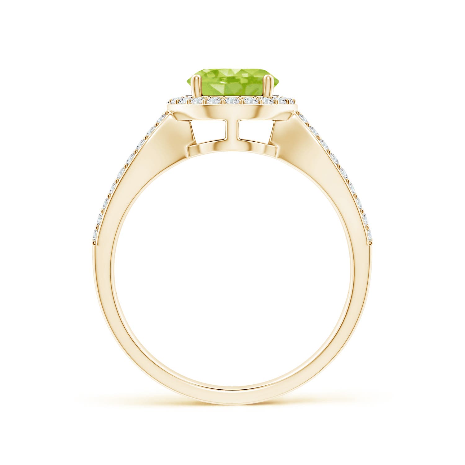 AA - Peridot / 1.74 CT / 14 KT Yellow Gold