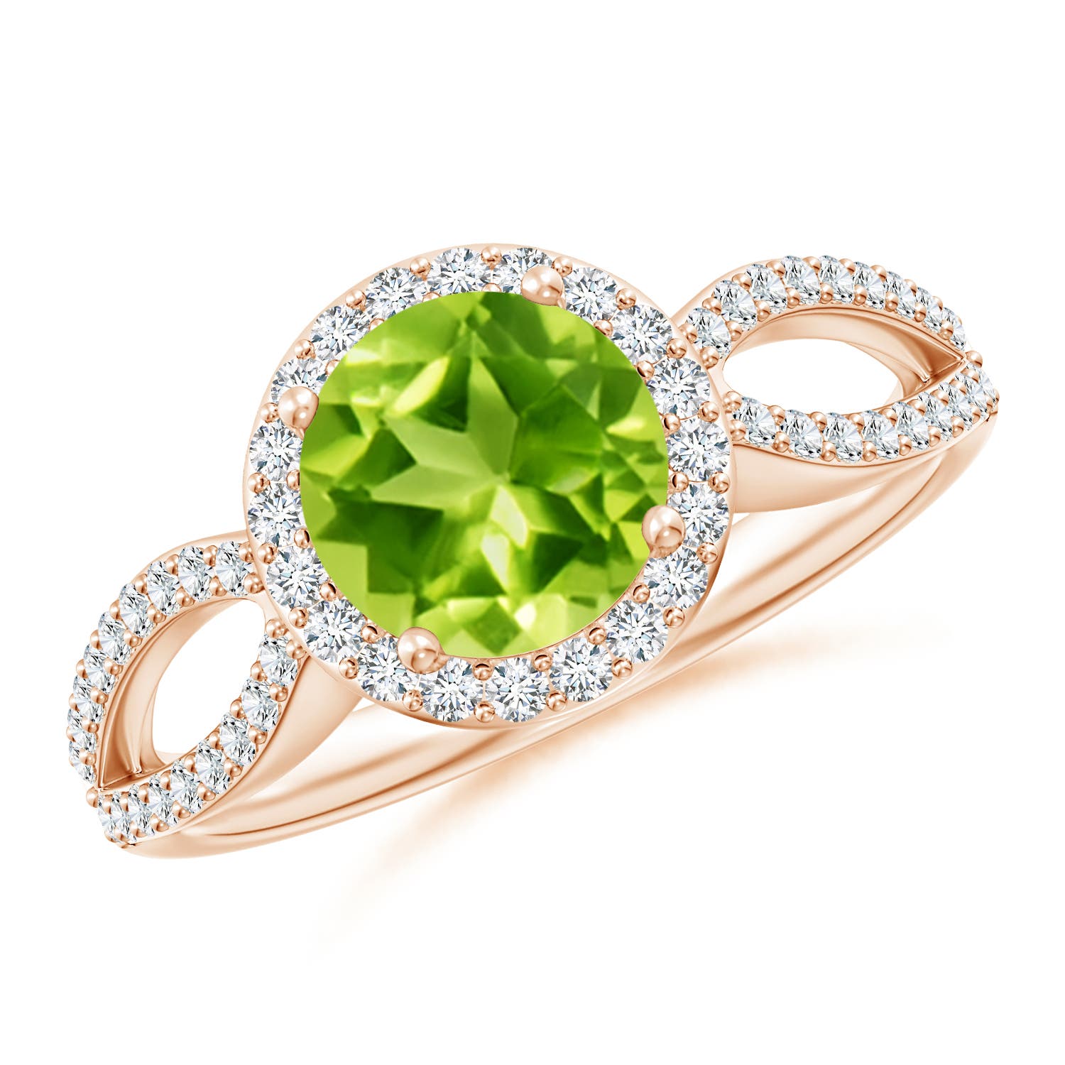 AAA - Peridot / 1.74 CT / 14 KT Rose Gold