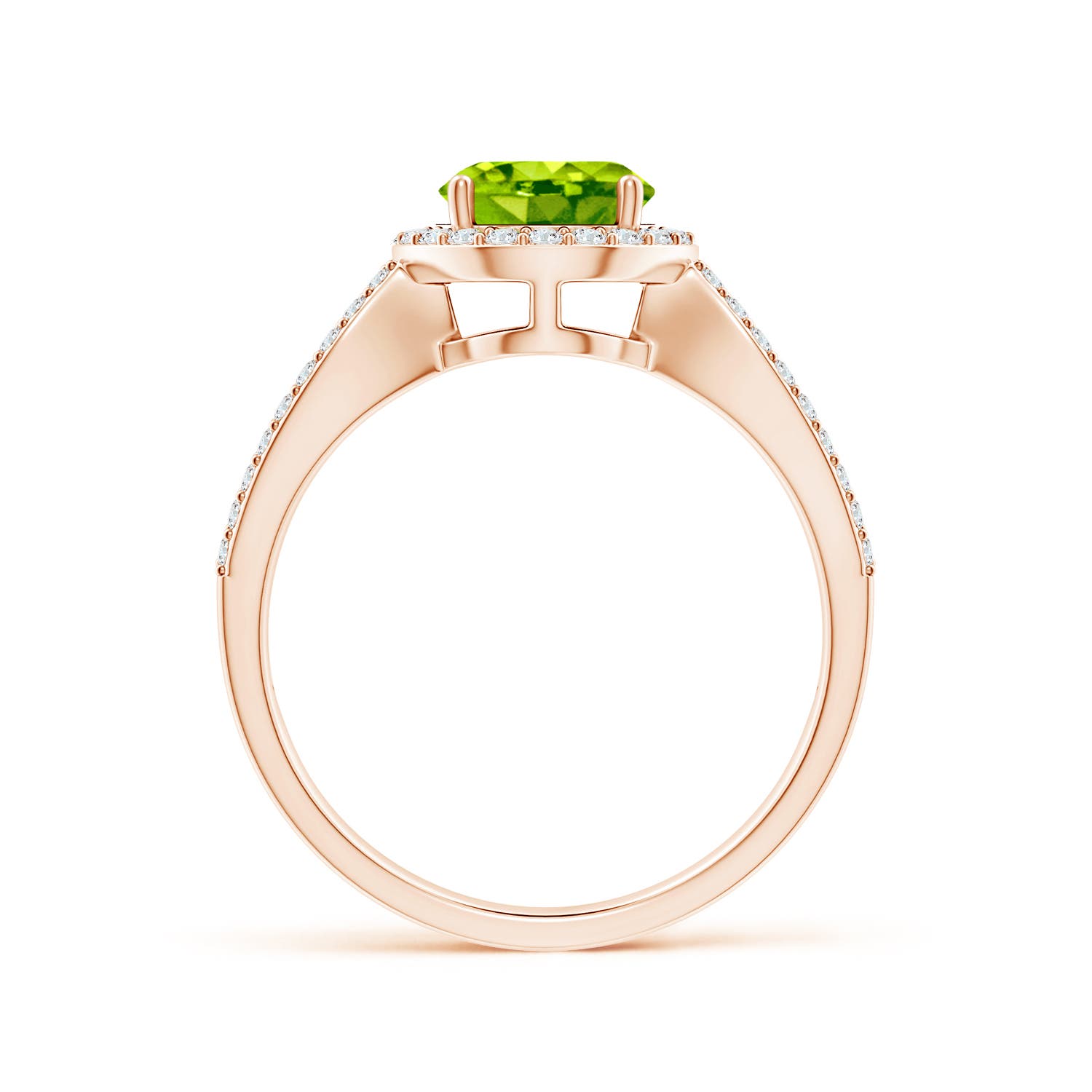 AAA - Peridot / 1.74 CT / 14 KT Rose Gold