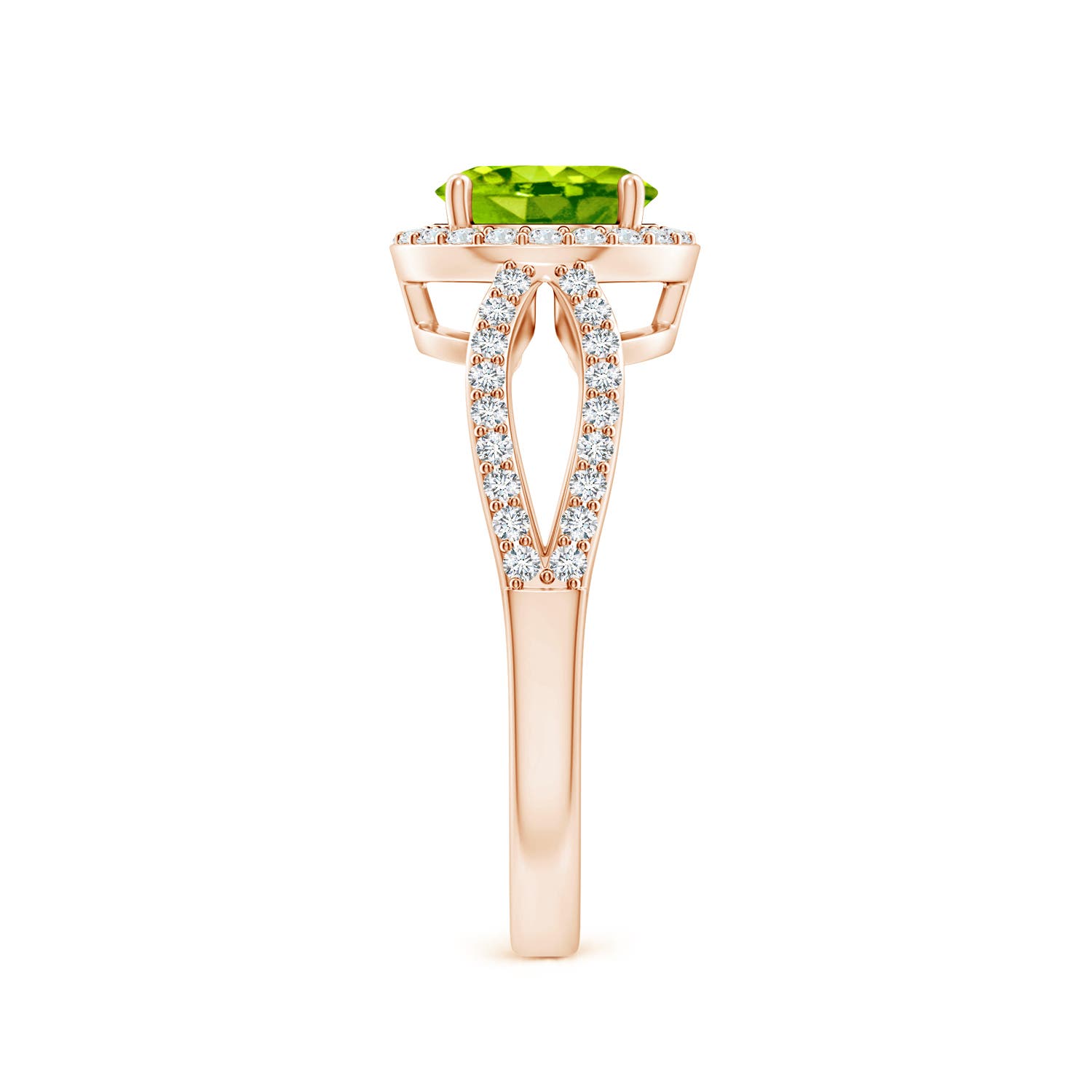 AAA - Peridot / 1.74 CT / 14 KT Rose Gold