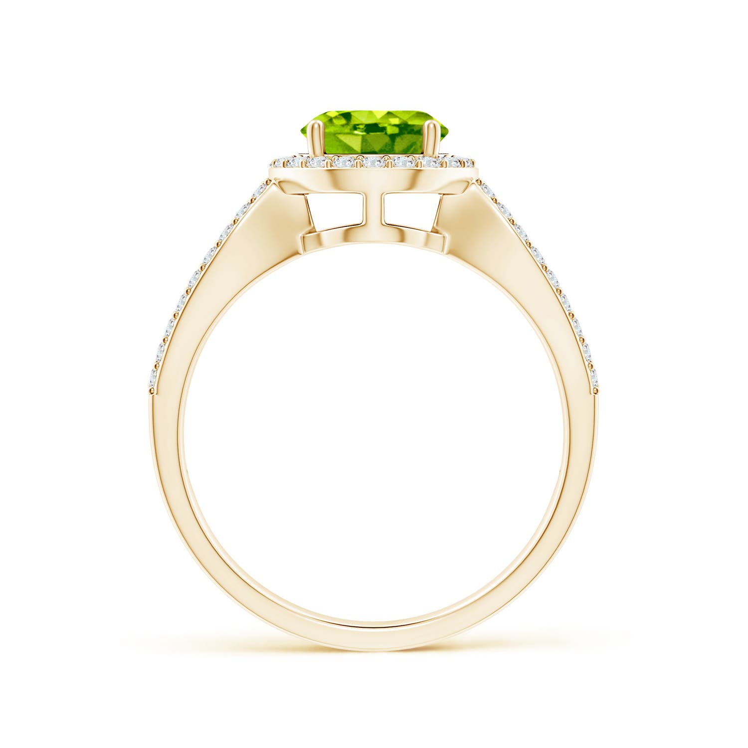 AAA - Peridot / 1.74 CT / 14 KT Yellow Gold