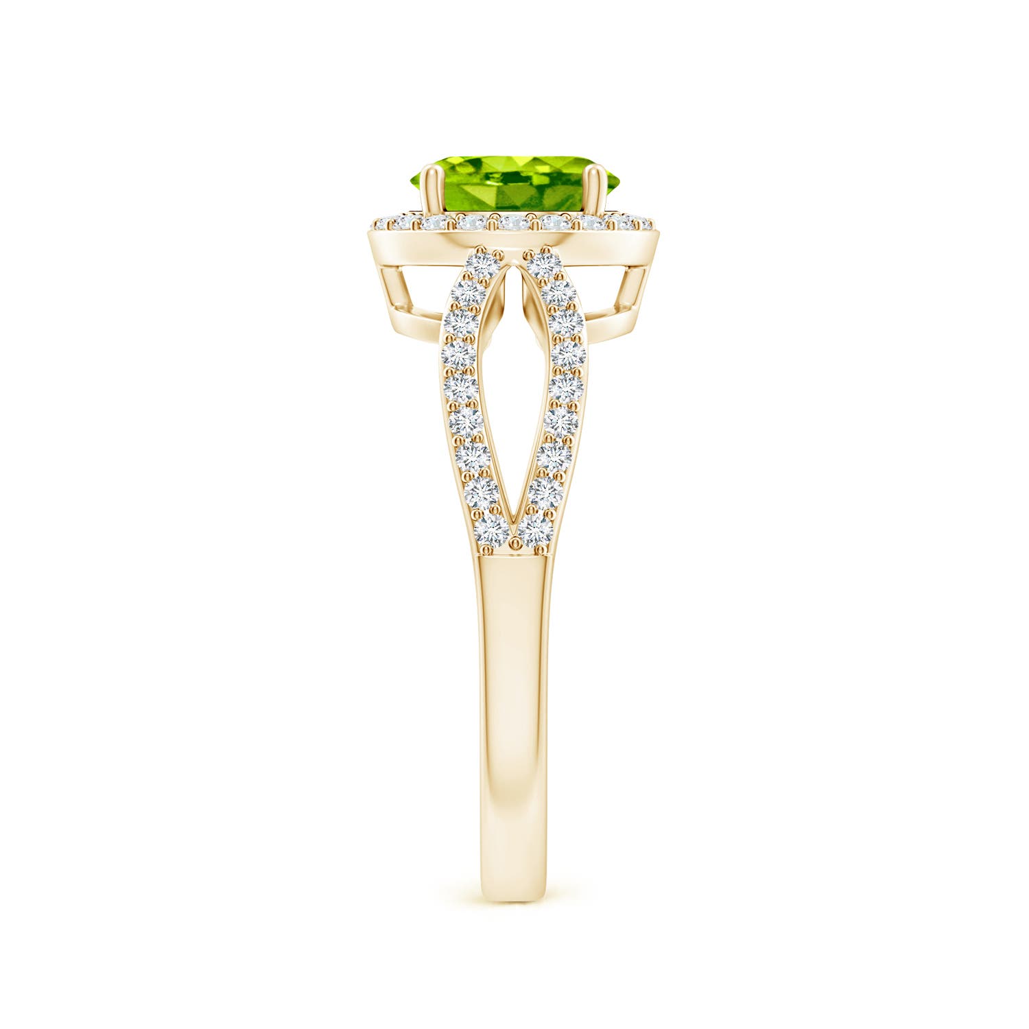 AAA - Peridot / 1.74 CT / 14 KT Yellow Gold