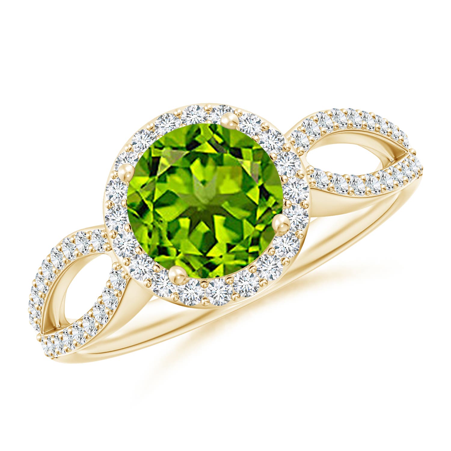 AAAA - Peridot / 1.74 CT / 14 KT Yellow Gold