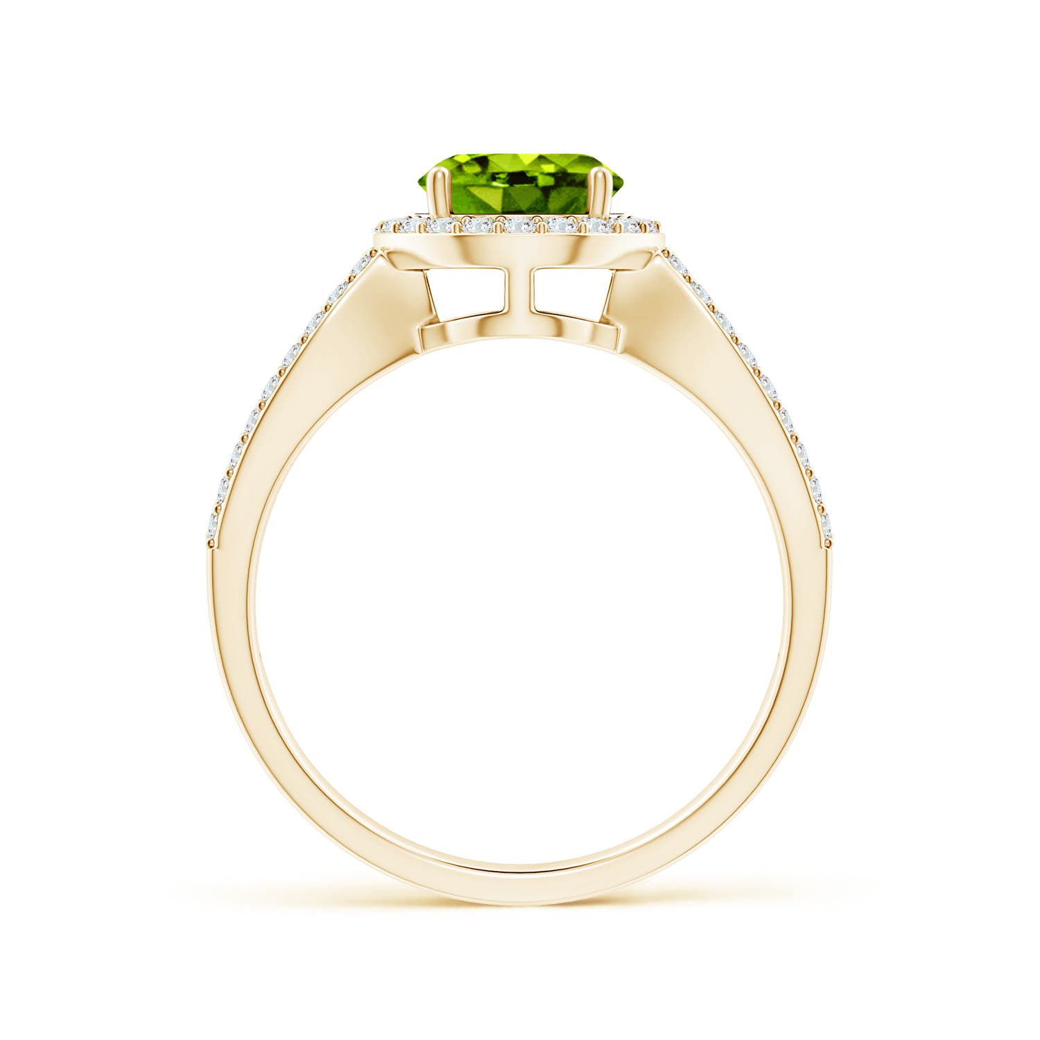 AAAA - Peridot / 1.74 CT / 14 KT Yellow Gold