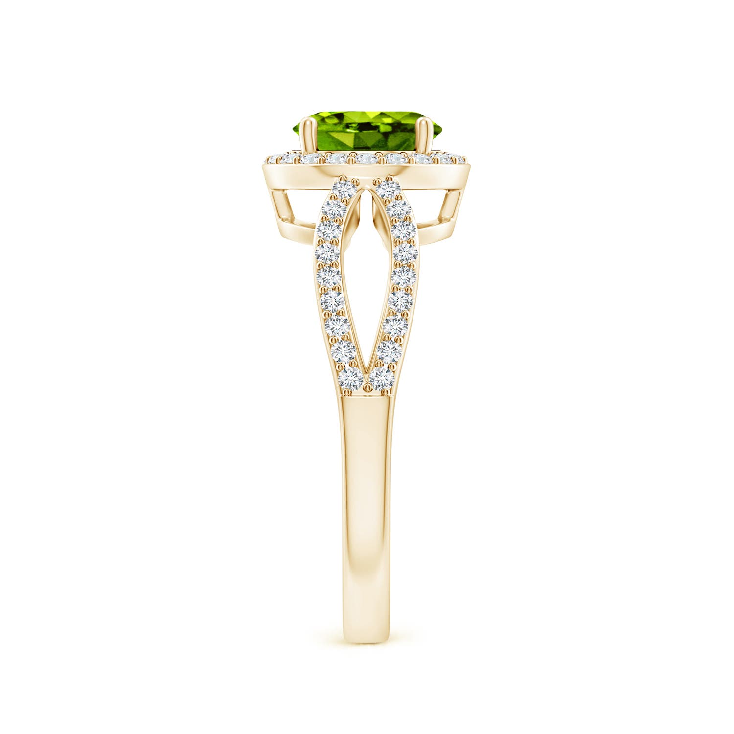 AAAA - Peridot / 1.74 CT / 14 KT Yellow Gold