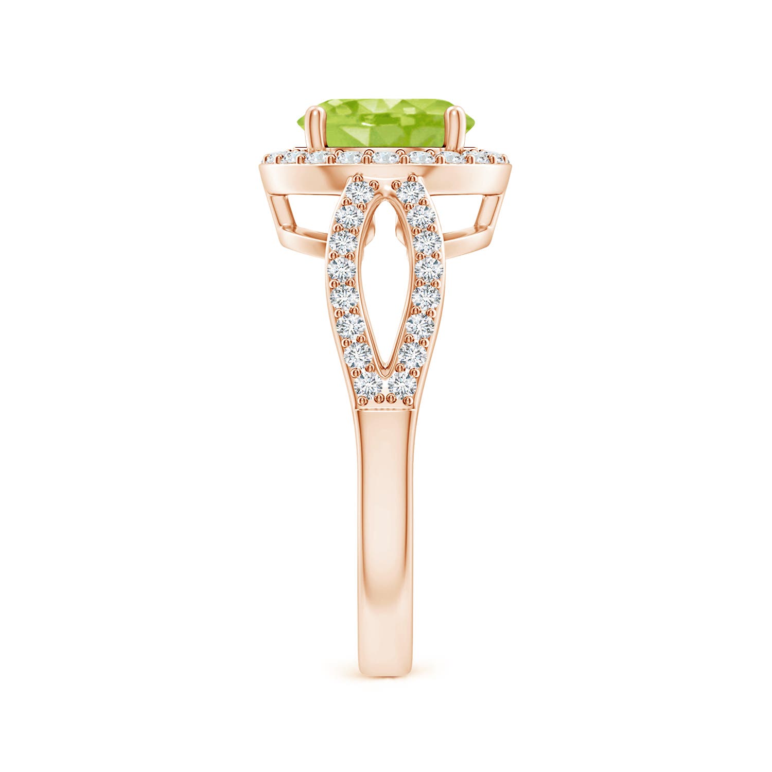 AA - Peridot / 2.46 CT / 14 KT Rose Gold