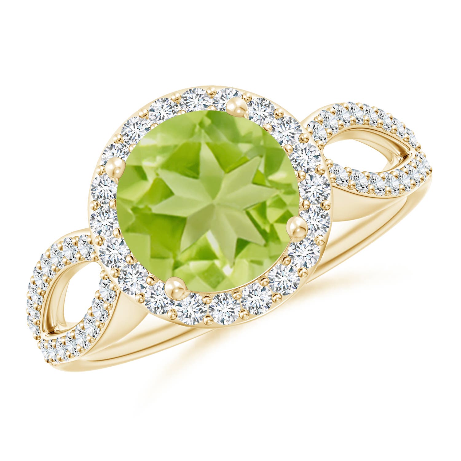 AA - Peridot / 2.46 CT / 14 KT Yellow Gold