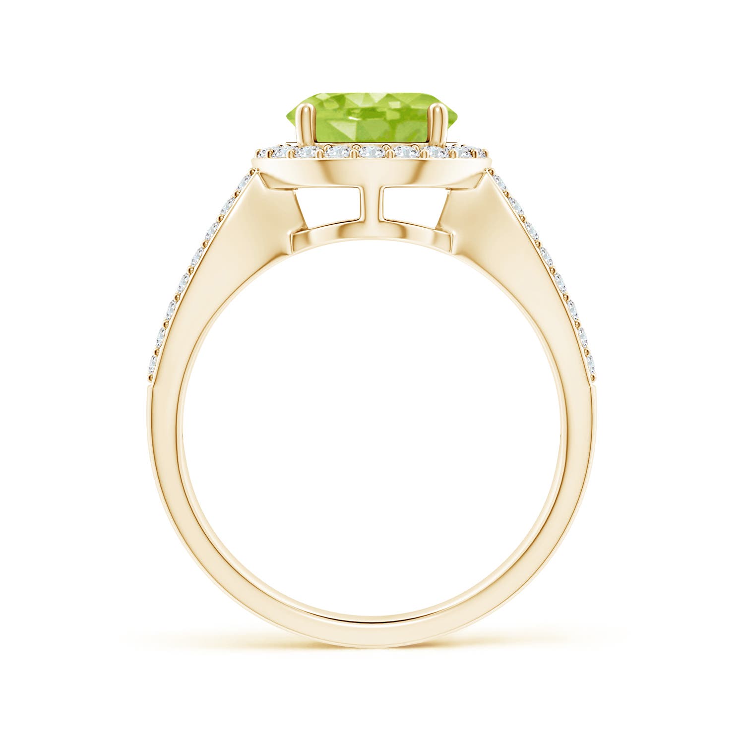 AA - Peridot / 2.46 CT / 14 KT Yellow Gold