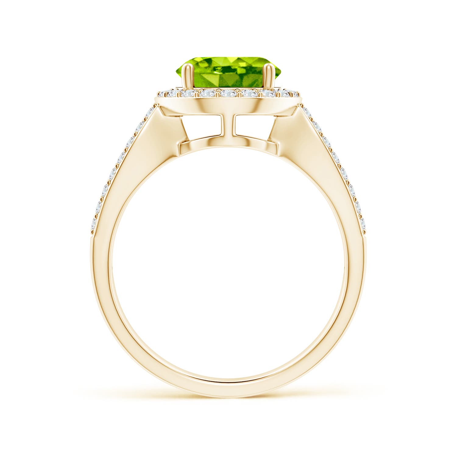 AAA - Peridot / 2.46 CT / 14 KT Yellow Gold