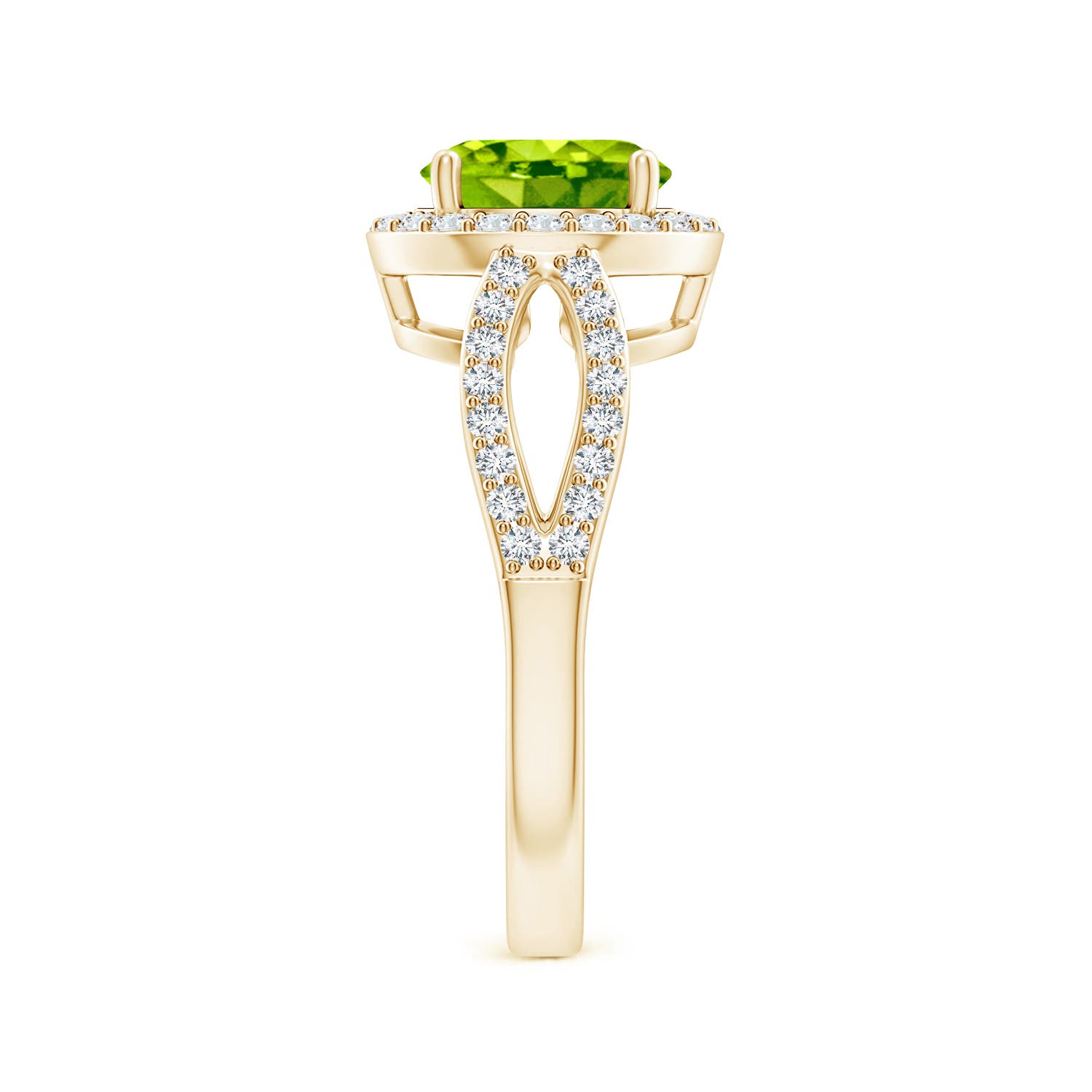 AAA - Peridot / 2.46 CT / 14 KT Yellow Gold