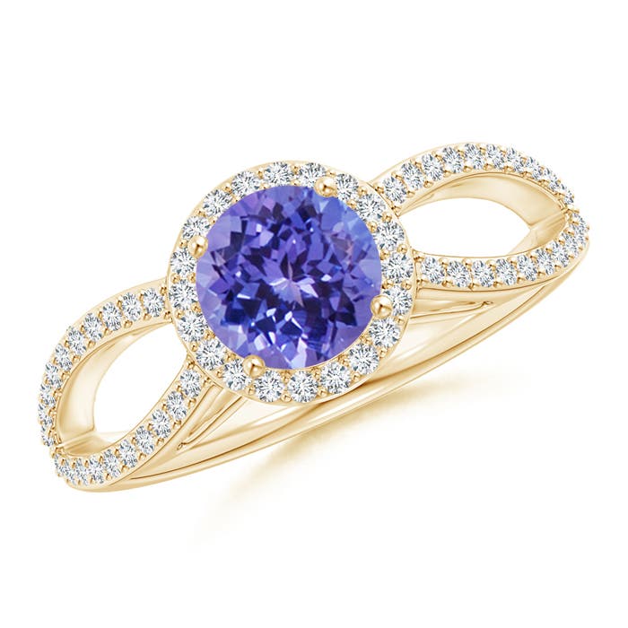 AA - Tanzanite / 1.18 CT / 14 KT Yellow Gold