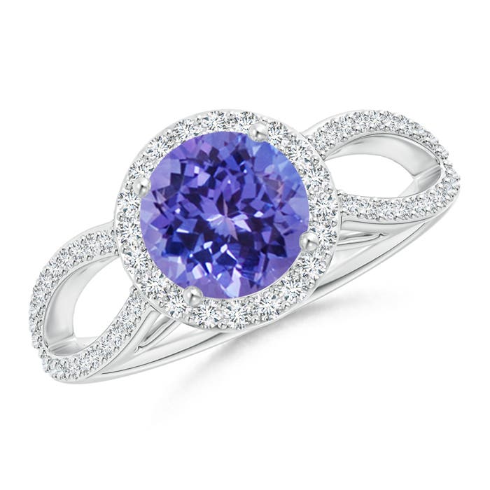 AA - Tanzanite / 1.79 CT / 14 KT White Gold