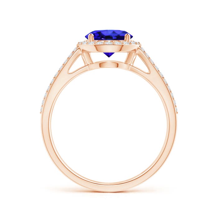 AAAA - Tanzanite / 1.79 CT / 14 KT Rose Gold