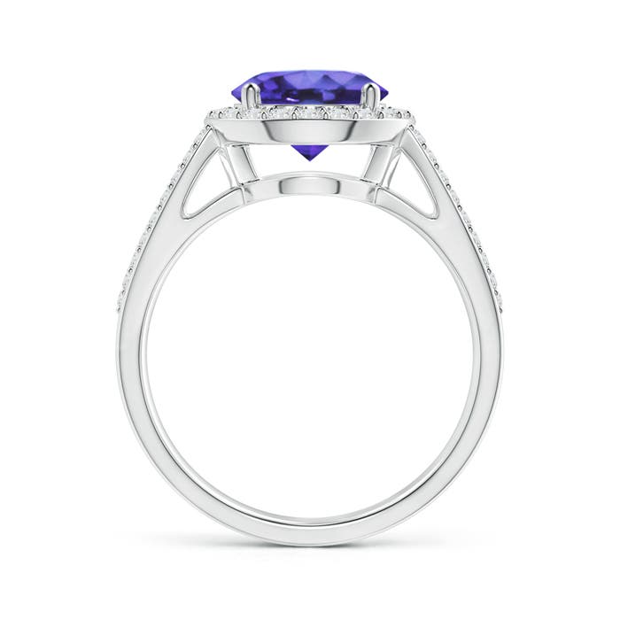 AA - Tanzanite / 2.26 CT / 14 KT White Gold