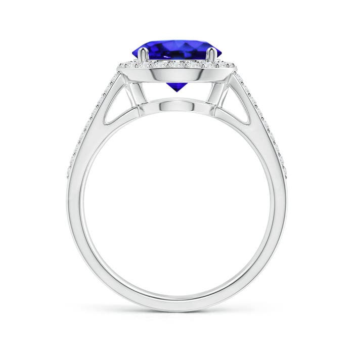 AAA - Tanzanite / 2.26 CT / 14 KT White Gold