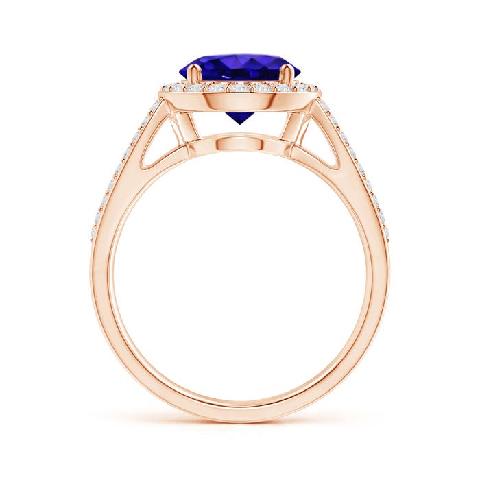 AAAA - Tanzanite / 2.26 CT / 14 KT Rose Gold