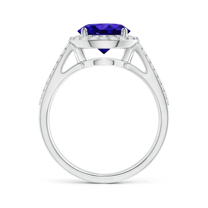 AAAA - Tanzanite / 2.26 CT / 14 KT White Gold