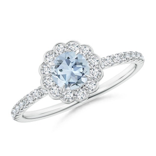 Round A Aquamarine