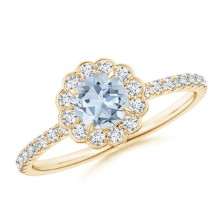Round A Aquamarine
