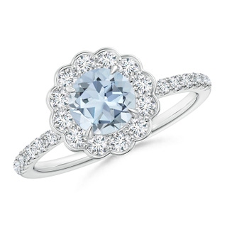 Round A Aquamarine