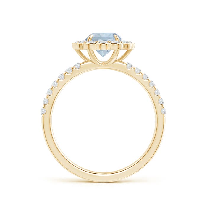 A - Aquamarine / 1.24 CT / 14 KT Yellow Gold