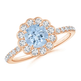 Round AA Aquamarine