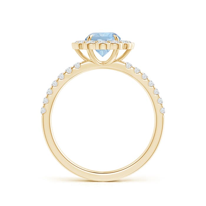 AA - Aquamarine / 1.24 CT / 14 KT Yellow Gold