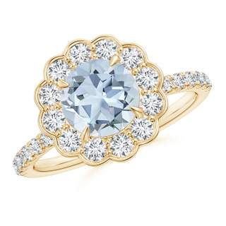 Round A Aquamarine