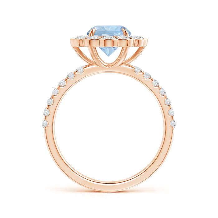 AA - Aquamarine / 1.78 CT / 14 KT Rose Gold