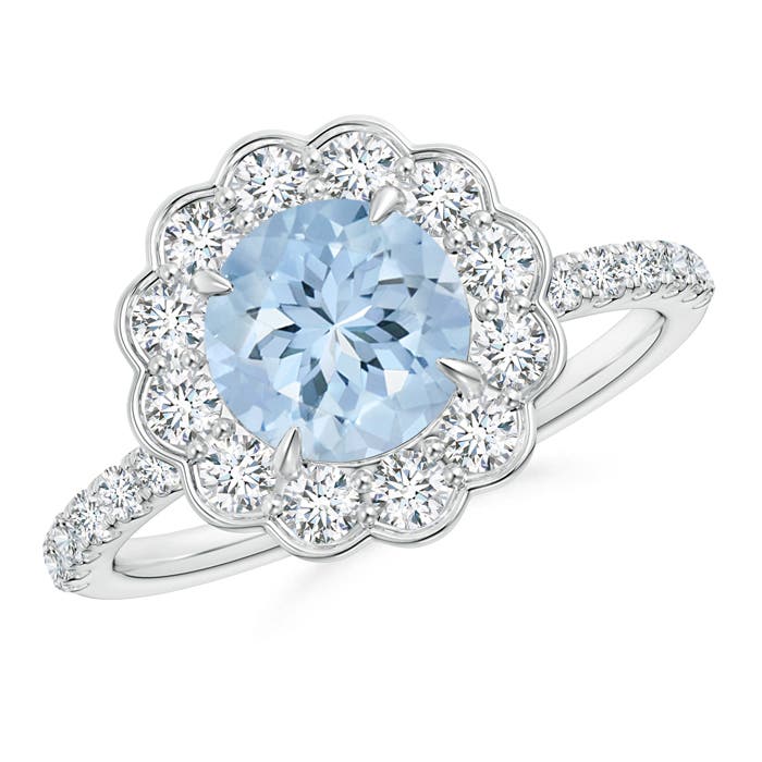 AA - Aquamarine / 1.78 CT / 14 KT White Gold