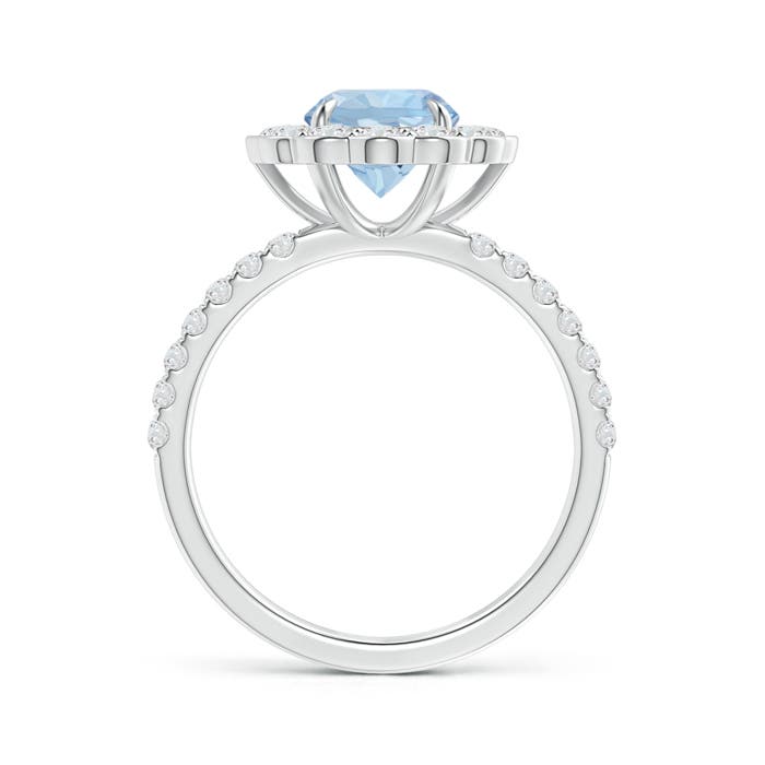 AA - Aquamarine / 1.78 CT / 14 KT White Gold