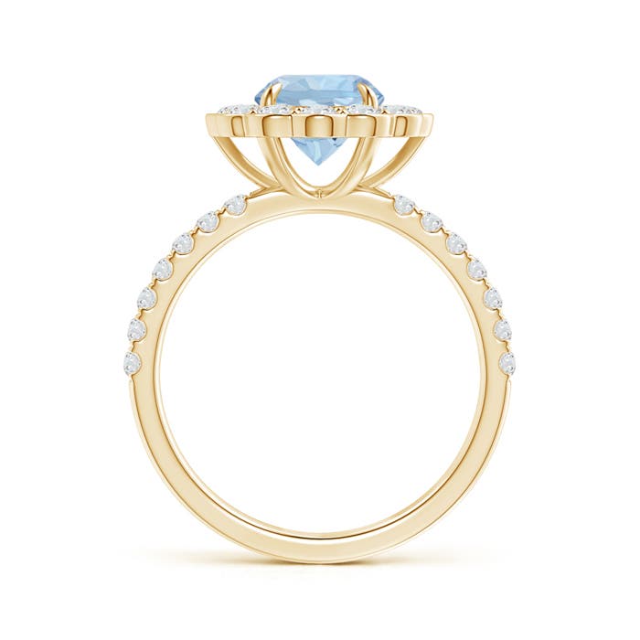 AA - Aquamarine / 1.78 CT / 14 KT Yellow Gold