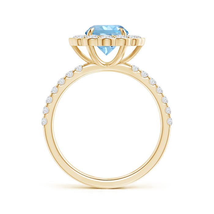 AAAA - Aquamarine / 1.78 CT / 14 KT Yellow Gold