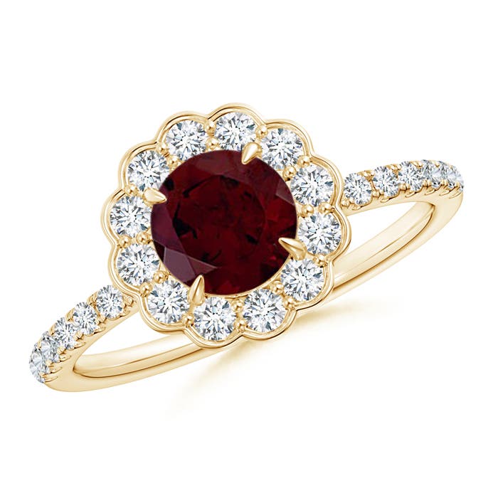 A - Garnet / 1.52 CT / 14 KT Yellow Gold