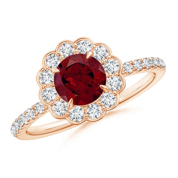 AA - Garnet / 1.52 CT / 14 KT Rose Gold