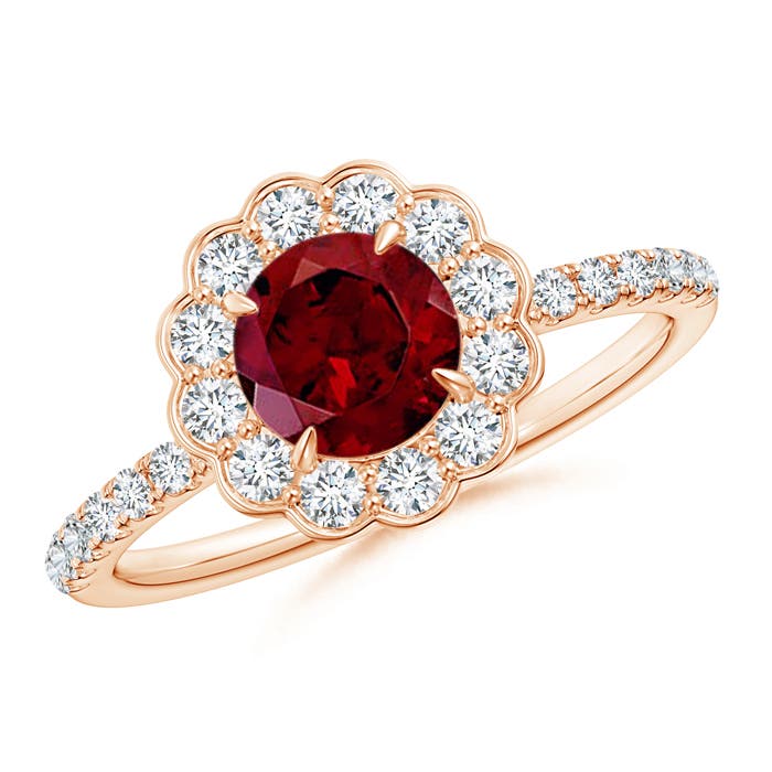 AAA - Garnet / 1.52 CT / 14 KT Rose Gold