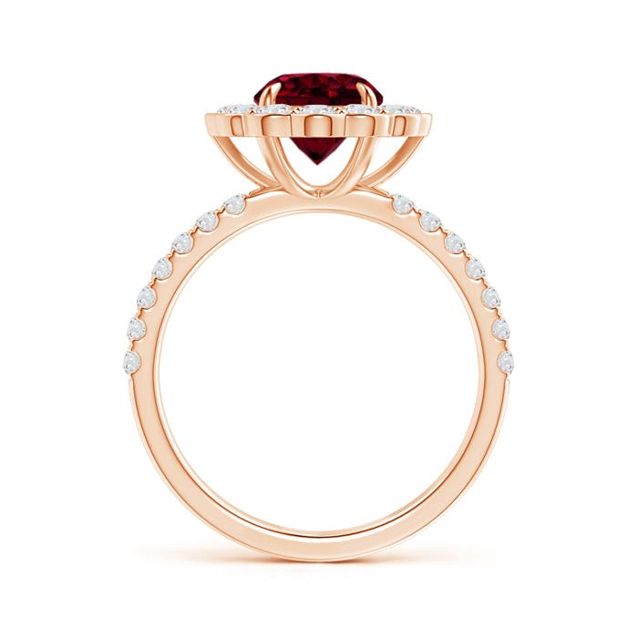 A - Garnet / 2.16 CT / 14 KT Rose Gold