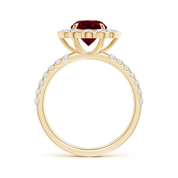 A - Garnet / 2.16 CT / 14 KT Yellow Gold