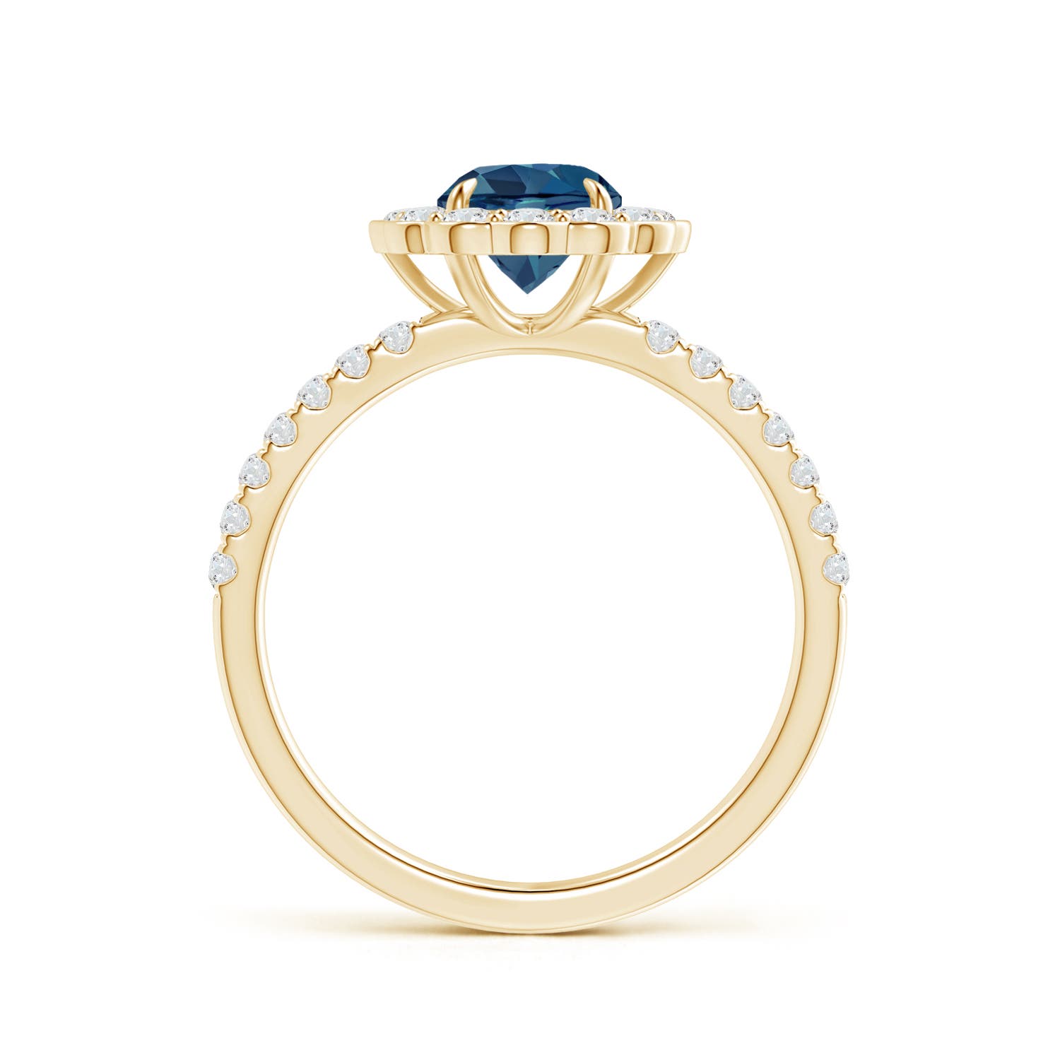 AA - London Blue Topaz / 1.47 CT / 14 KT Yellow Gold