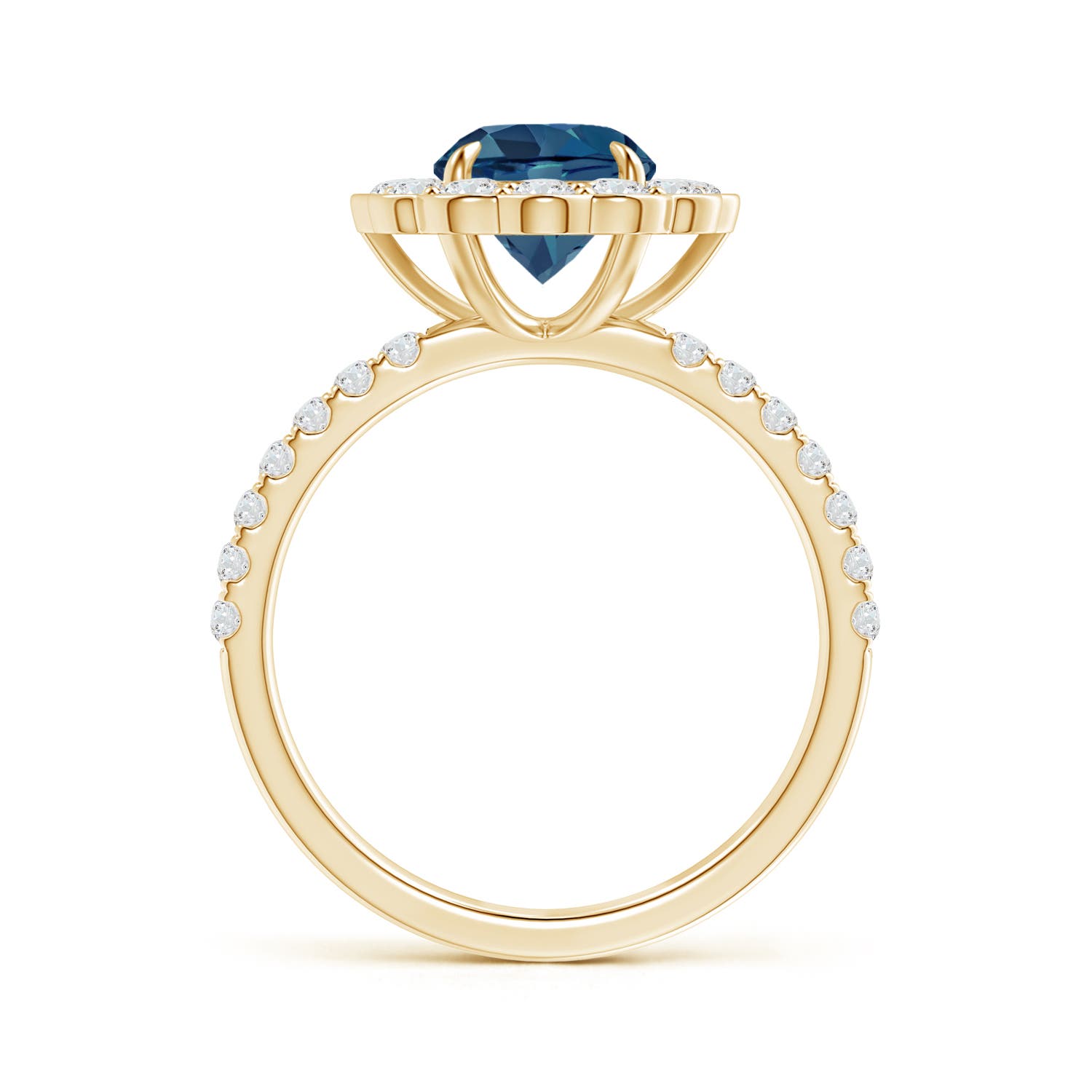 AA - London Blue Topaz / 2.21 CT / 14 KT Yellow Gold