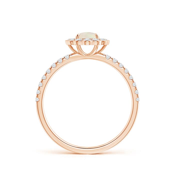 A - Opal / 0.63 CT / 14 KT Rose Gold