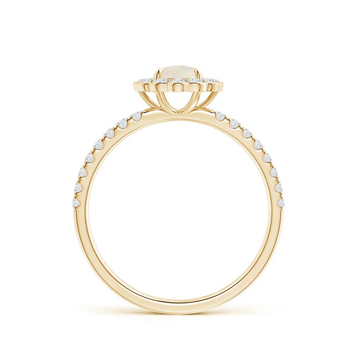 A - Opal / 0.63 CT / 14 KT Yellow Gold