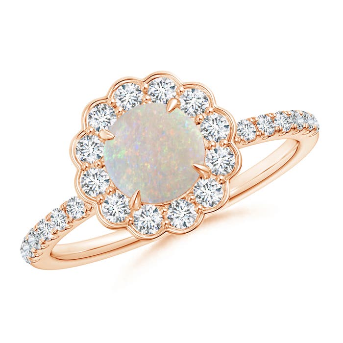 AA - Opal / 1.02 CT / 14 KT Rose Gold